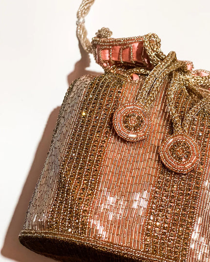 The Precious (Structured Potli) Rose Gold