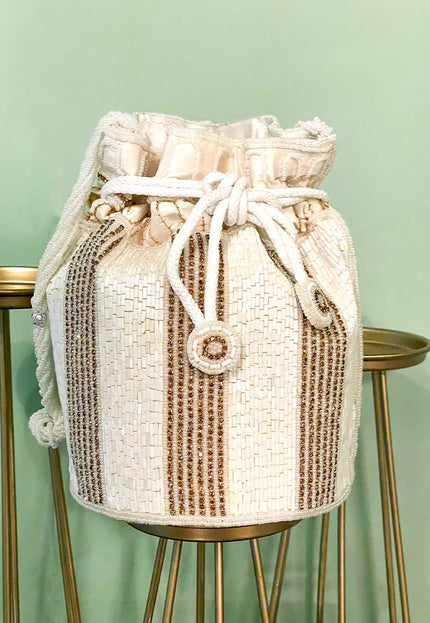 The Precious (Structured Potli) White