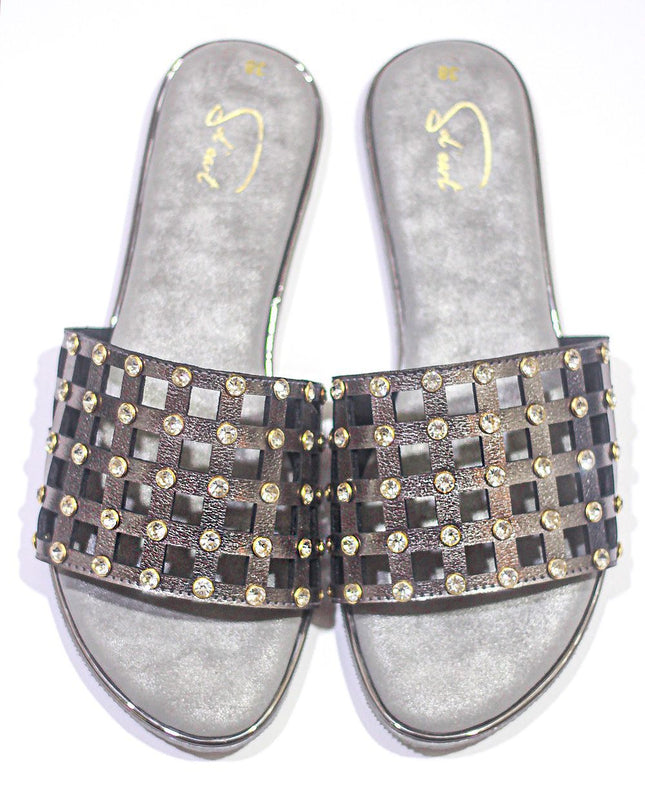 Autumn Mesh – Metallic Grey