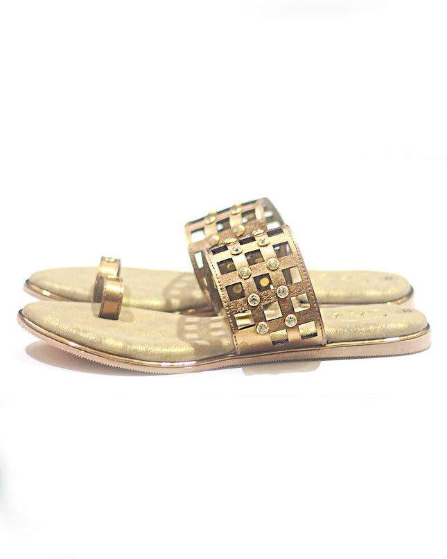 Autumn Mesh – Bronze Open Toe