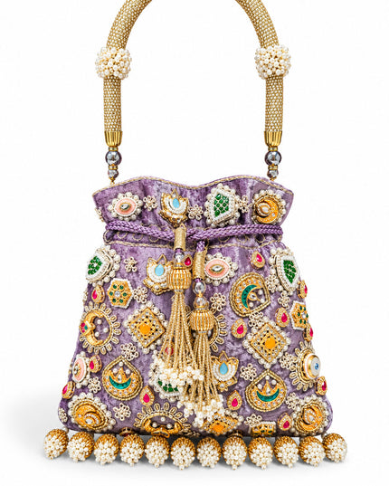 Lilac Queen Potli